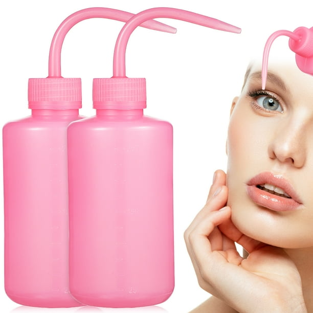Botellas de limpieza de pestañas, botellas de agua, herramientas de riego de plástico, 250ml, 2 uds.