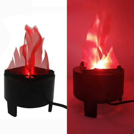 TOPCHANCES 3W LED Artificial Fire Lamp Fake Flame Effect Lamp Light Torch Light Fire Campfire Centerpiece with Pot Bowl for Christmas Halloween Prop Party (US (Best Fake Tv Light)