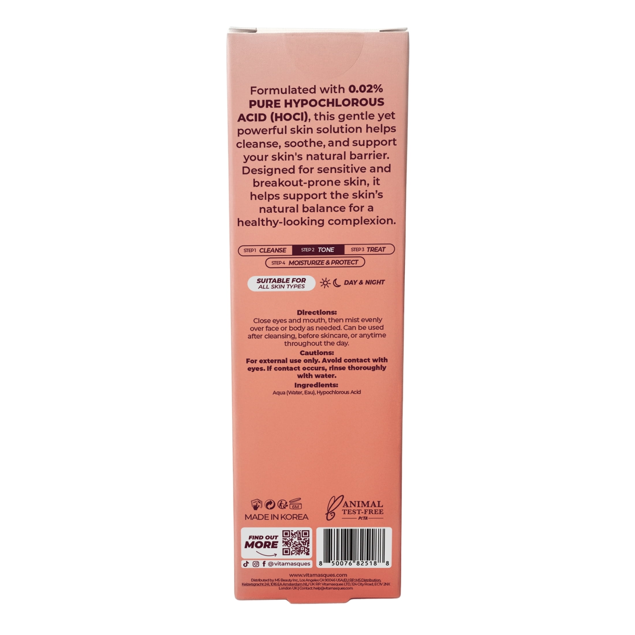 Vitamasques Skin Support & Calm Daily Rescue Spray, 3.38 fl oz