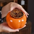thumbnail image 1 of Cute Persimmon Shape Spice Storage Tank Condiment Dispenser Bowl, 1 of 9