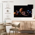 thumbnail image 5 of Elephant Stock The Solar System Planets Wall Art - Horizontal Canvas Wall Art - Living Room Wall Decor - Astronomy & Space Canvas - Black And Blue Decor - 12" x 8", 5 of 8