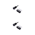 thumbnail image 3 of Seitruly Tapón antipolvo, cubierta USB tipo C portátil, puerto de de auriculares antipolvo, accesorios flexibles impermeables para Negro PC 1 2piezas, 3 of 6