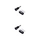 thumbnail image 4 of Seitruly 2PCS / Set Reemplazo de enchufe de polvo para Tipo-C Puerto de carga Conector de auriculares Kit de enchufe de polvo USB Negro PC 1 2piezas, 4 of 5
