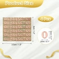 thumbnail image 2 of 4 Hojas de Etiquetas Numéricas 0.12" Etiquetas Numéricas Mini 3D Autoadhesivas de Aleación (Oro Rosa), 2 of 7