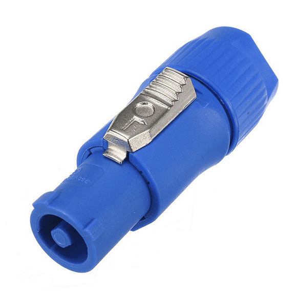 40Pcs 3 PIN AC Powercon Connector Male Plug NAC3FCA NAC3FCB AC Cable 20A 250V Power Plug Adapter for Stage Light(A)