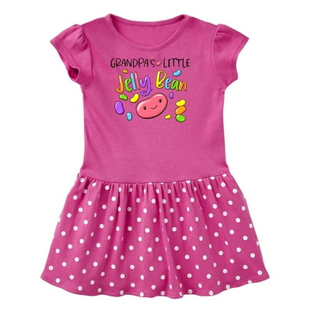 

Inktastic Grandpa s Little Jellybean Cute Easter Candy Gift Toddler Girl Dress