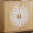 thumbnail image 2 of 63" Carved Door Sideboard Cabinet with Storage, Mid Century Modern Buffet Cabinet with Adjustable Shelf, Wood Accent Credenza for Dining Room Living Room Entryway, 2 of 5