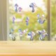 thumbnail image 2 of Monstrate Etiqueta de la ventana Decoración de setas Calcomanía de vidrio anticolisión Extraíble Reutilizable Glueless Cling Sun Catcher Decoración del hogar, 2 of 6