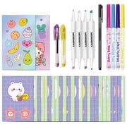 Hinkler Kaleidoscope Kawaii Mini Activity Kit for Ages 6 and up, 24 Pages
