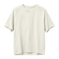 thumbnail image 5 of JIAYUE Women's T Shirt Casual Breathable Crew Neck For And Slim Fit Solid Color Short Sleeve Tops Loose Fit For Summer Everyday Yoga Running And Wear, 5 of 5