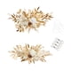thumbnail image 1 of Inteprter 2 piezas hermosas flores decorativas simuladas decoración de boda flores fáciles de arquear son fáciles Kits de decoración para fiestas 18106 champán, 1 of 6