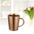 thumbnail image 4 of Luxshiny Taza De De Acero Inoxidable Dorado Con Antideslizante Para Escritorio, 4 of 7