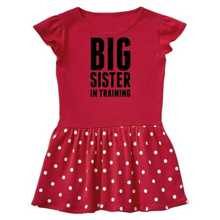 

Inktastic Older sister in training Gift Baby Girl Dress