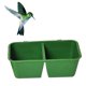 thumbnail image 1 of Comedero para pájaros, colgante para pájaros, tazas dobles, bandeja de alimentación, contenedor de agua para colibríes, jaula para pájaros azules Yinane Comedero para pájaros, 1 of 4