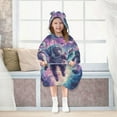 thumbnail image 7 of FORMRS Wearable Blanket Hoodie with Sleeves for Kids Cozy Flannel Sweatshirt, Astronaut Pattern, 7 of 7