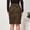 Green, variant on Skirts for Women Skirt Women Leopard Pencil Skirt Knee Length High Waisted Print Bodycon Midi Skirts Beige L