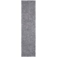 thumbnail image 3 of Unique Loom Davos Shag Collection Area Rug - Solid (2' x 8' Runner Sterling), 3 of 7