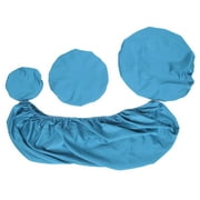 High Elastic Washable Dental Chair Cover Sleeves Cushion Headrest Protector KitM Light Blue
