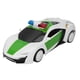 thumbnail image 2 of Vehículo de control remoto de juguete para niños a escala 1:24, coche de carreras RC blanco y verde divertido e inteligente, 2 of 8