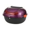thumbnail image 1 of Motoricleta Box de troncal Case de carcasas de motocicleta Easy Transporte y caja de almacenamiento segura Bacera de motocicleta Caja de equipaje Morado brillante, 1 of 8