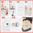 thumbnail image 3 of 12 Sets Bouquet Photo Charm Lapel Pin Tie Tack Wedding Bouquet Memorial Photo Charms Stainless Steel Silver Round Memory Charms DIY Picture Frame Charms for Wedding Bride Groom Family Couple, 3 of 5