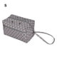 thumbnail image 3 of Injueey Bolsa de almacenamiento de hilo portátil Fácil acceso a los suministros sobre la marcha Elaboración de soluciones de almacenamiento Almacenamiento y organización del hogar Gris 21*13*11.5 cm, 3 of 6