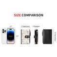 thumbnail image 3 of GAEKEAO Wallets for Women RFID Blocking Medium Bifold Ladies Wallet Leather Floral Card Holder Purse with Zipper Coin Pocket, 3 of 10