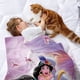 thumbnail image 2 of Jasmín (Aladdin) anti-pilling, suave, ligera, esponjosa y acogedora de lujo para hogar y cocina – Perfecta para niños y adultos,130X150cm, 2 of 6