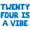 Blue, variant on Letter Balloons - TWENTY FOUR IS A VIBE 16" Inch Alphabet Letters Foil Mylar Balloon 24th Birthday Party Banner (Red)