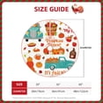 thumbnail image 2 of Salouo Fall Pumpkins Christmas Tree Skirt 48" Farmhouse Christmas Decorations Snowman Xmas Tree Skirt Tree Mat for Holiday Party Decor, 2 of 8