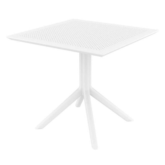 Siesta ISP106-WHI 31 in. Sky Square Table White