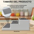 thumbnail image 4 of Estante para Especias de 3 Niveles, Organizador de Cocina, Organizador de Especias de Plástico, Antideslizante para Armarios de Cocina Encimeras, 2 Paquete, 4 of 4