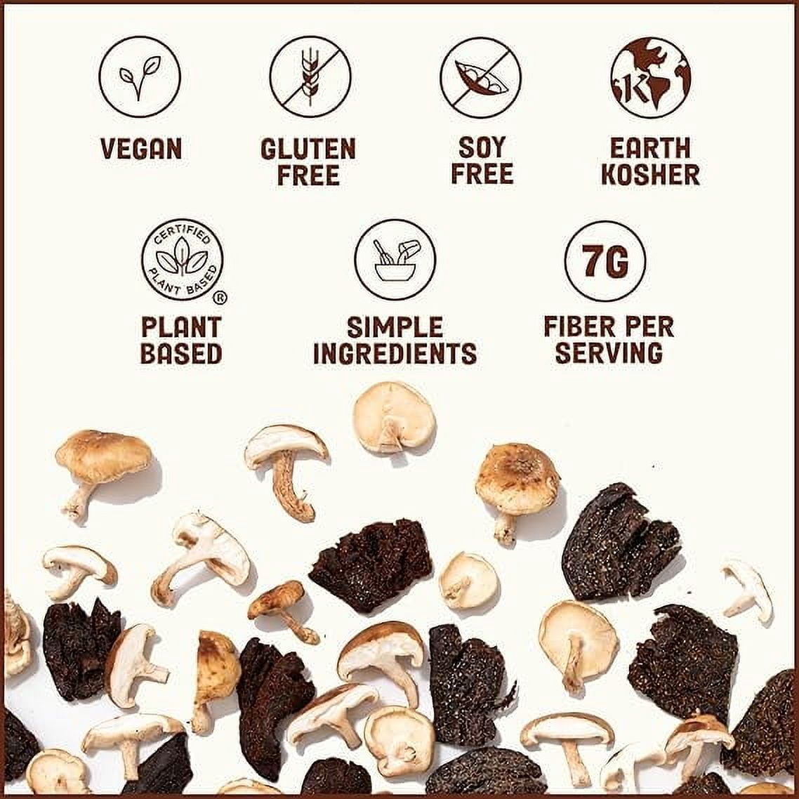 Pan's Mushroom Jerky Zesty Thai -- 2.2 oz Pack of 2