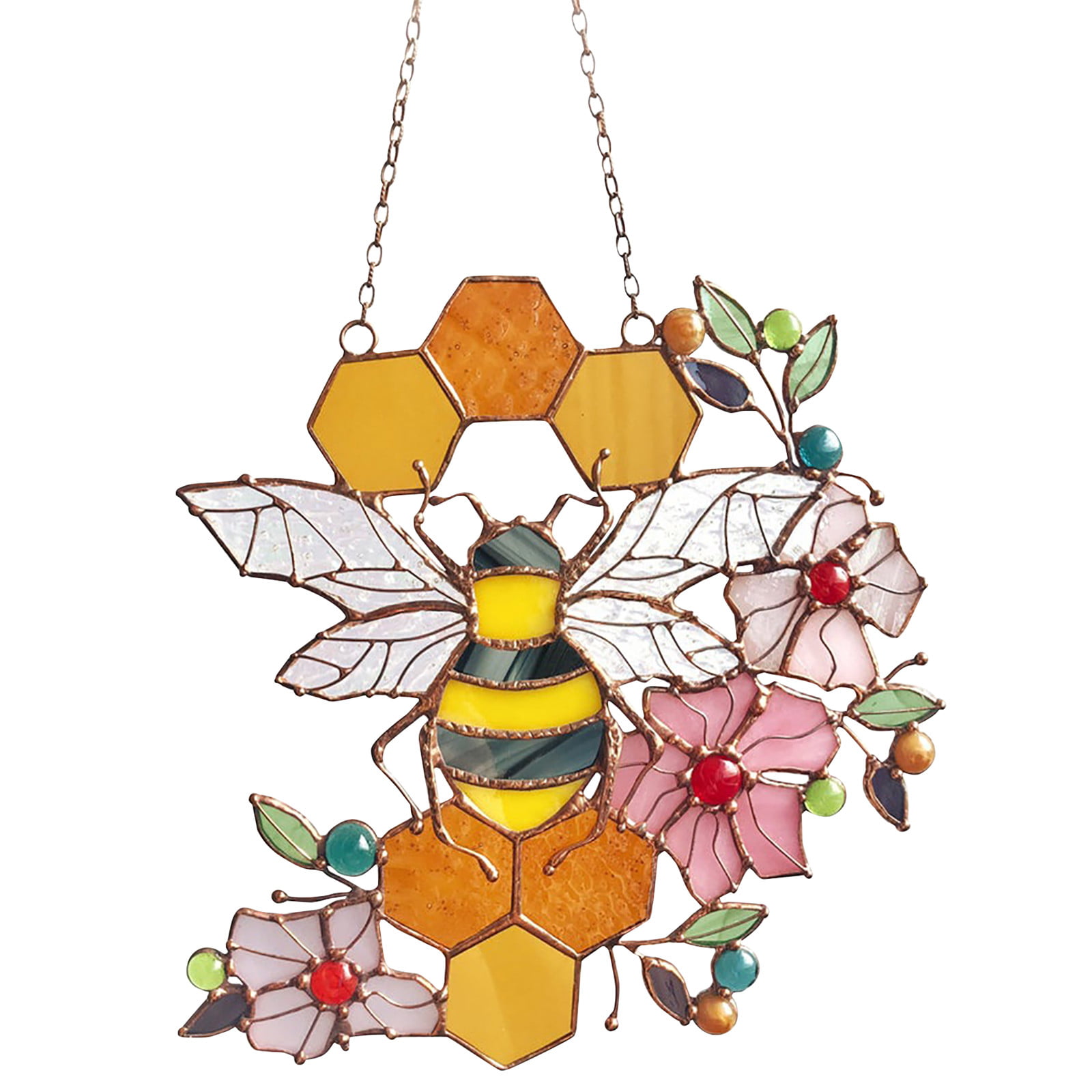Details about   Queen and Bee Protect Honey Suncatcher Bumblebee Bee Art Decoration S5P4 