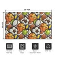 thumbnail image 5 of Baseball Football Pattern Door Rugs,Washable Non Slip Door Mats Indoor,Decorative Door Mats,Entry Mat Indoor for Entrance,Bedroom,Kitchen,Bathroom,17"x30", 5 of 6
