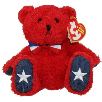 TY Beanie Baby - SENNA-KUN the Dog ( Brown Paws & Red Heart