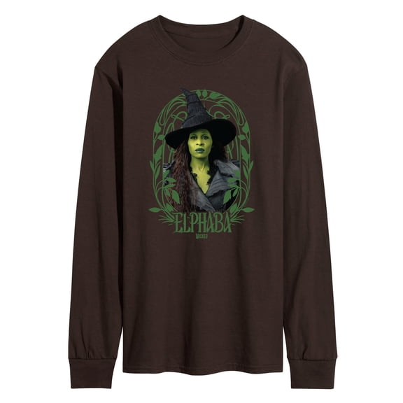 Wicked: Part 2 - Art Noveau Elphaba - Men's Long Sleeve Graphic T-Shirt