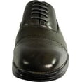 thumbnail image 5 of Via Farinella Mens Lace-Ups Oxford Adult Male Dress Shoes Grey 8, 5 of 6
