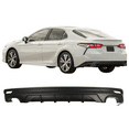 thumbnail image 2 of Ikon Motorsports Compatible with 18-24 Toyota Camry V3 Rear Bumper Lip Diffuser Matte Black - PP, 2 of 7