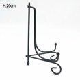 thumbnail image 4 of 1Pc Plate Stands Iron Display Easel Photo Picture Bowl Dish Book Holder Frame Black, 4 of 7
