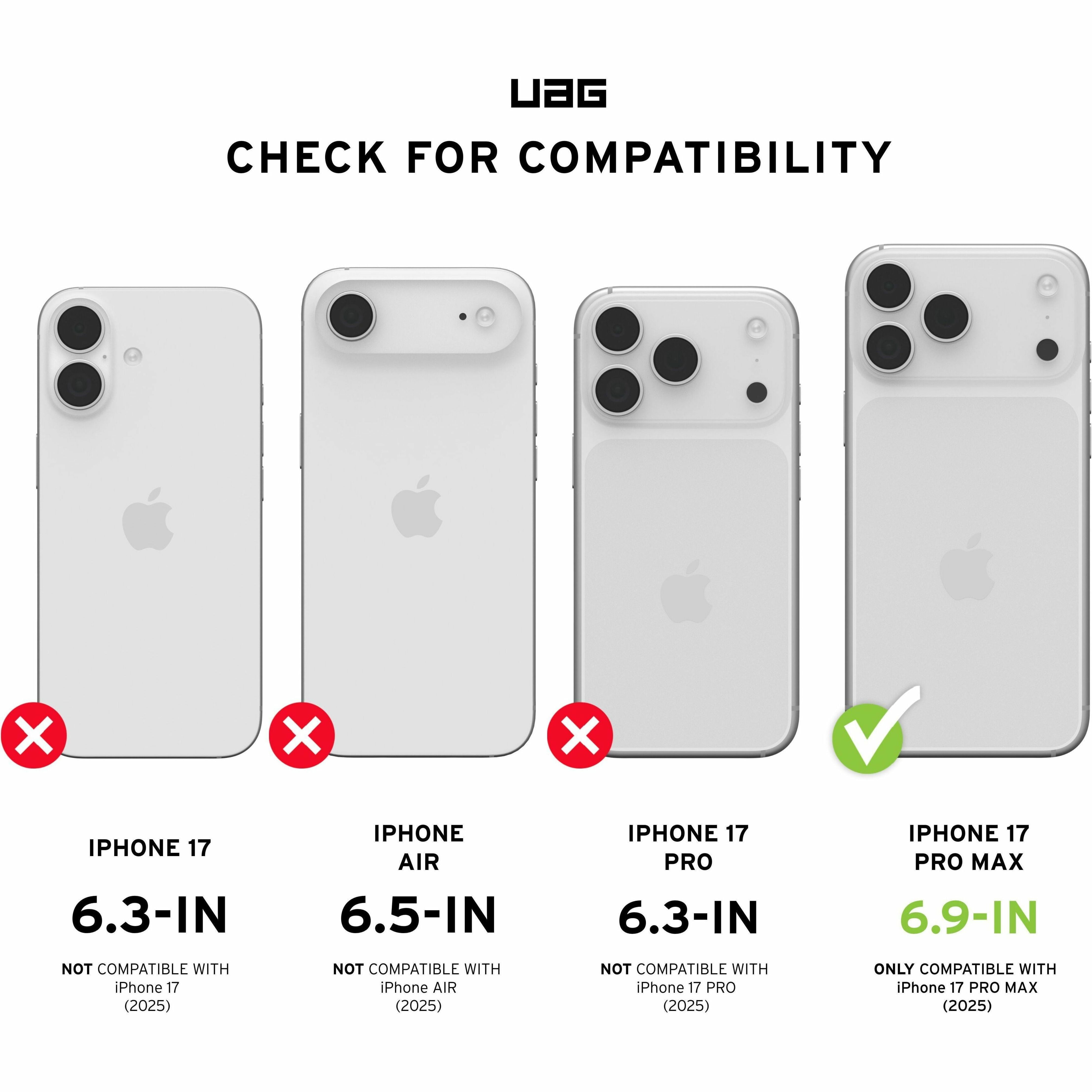 UAG iPhone 17 Pro Max Case Pathfinder SE - Compatible with MagSafe Military Grade Protective Cover, Midnight Camo