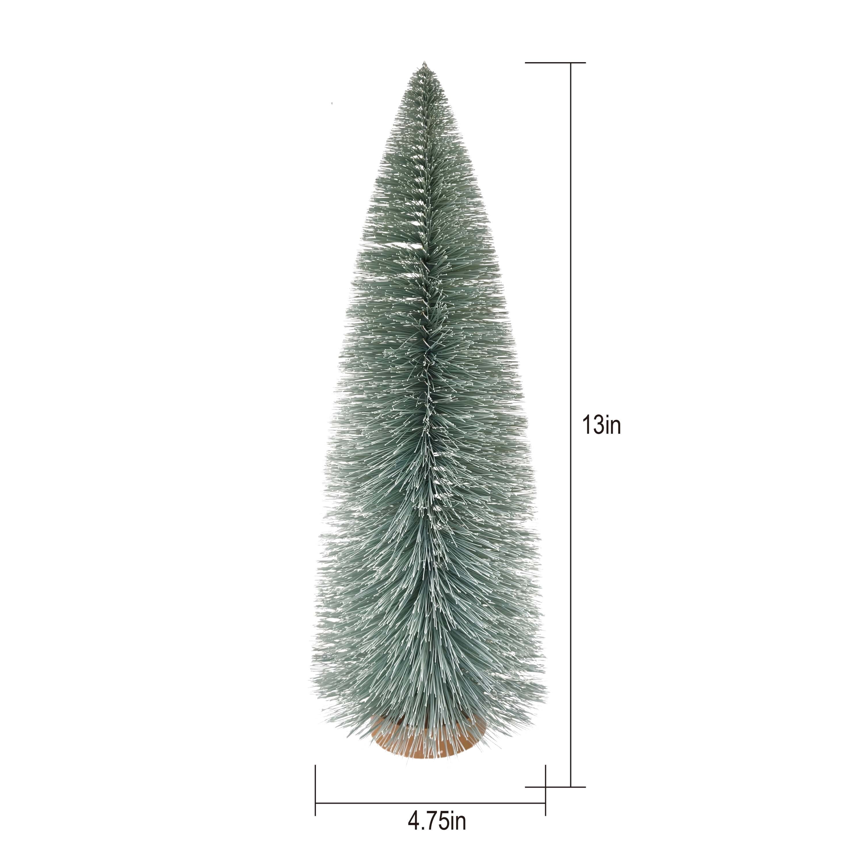 Christmas Village Pine Tree, Sage Green, 13", by Holiday Time
