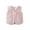 Pink, variant on Toddler Girls Vest Long Pile Warm Sleeveless Jacket Outerwear Kids Winter Fall Fashion