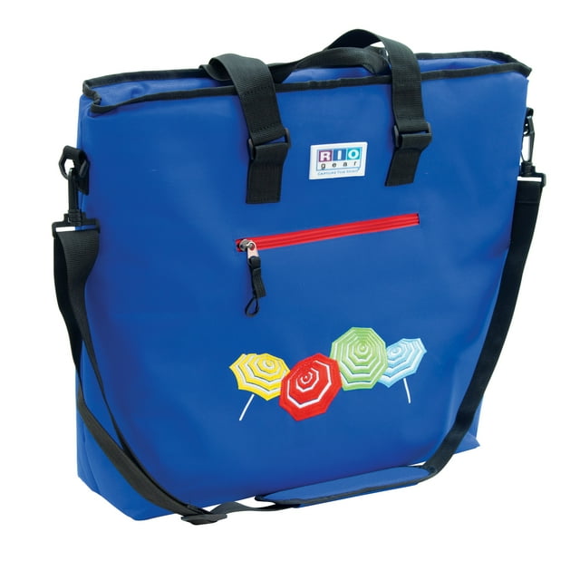 RIO Gear Glacière Deluxe,Ouvre-bouteilles, bleue