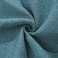 thumbnail image 4 of Jepeak Woven Textured Throw Pillow Covers Cushion Cases Pack of 2 Solid Linen Decorative Square Pillow Cover for Sofa Bed Couch (18x18 inch, Teal), 4 of 11