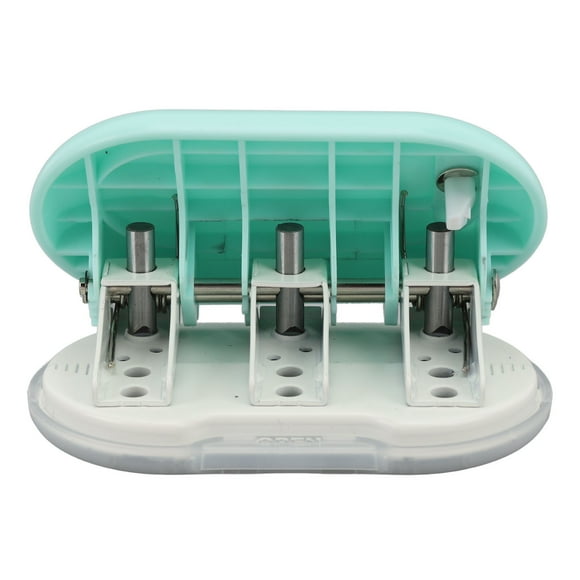 3 Hole Puncher, Manual Hole Punching Machine Handheld DIY Paper Punch for Home Office Dorm