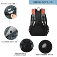 thumbnail image 4 of FORMRS Unisex School Backpack 17" Student Travel Bag with Laptop Compartment, Mountains at Dawn, 4 of 7