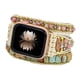 thumbnail image 5 of Correa de reloj con cuentas bohemias, pulseras con dijes, pulsera de reloj con cuentas, correa de reloj trenzada, Compatible con iWatch, 5 of 5