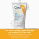 thumbnail image 4 of CeraVe Hydrating Sheer Sunscreen SPF 30 for Face and Body | Mineral Sunscreen &amp; Chemical Sunscreen with Zinc Oxide, Hyaluronic Acid, Niacinamides and Ceramides| Paraben Free Fragrance Free | 3, 4 of 10