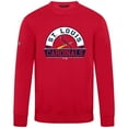thumbnail image 2 of Men's Levelwear  Red St. Louis Cardinals Zane Banner Arch Sweatshirt, 2 of 3